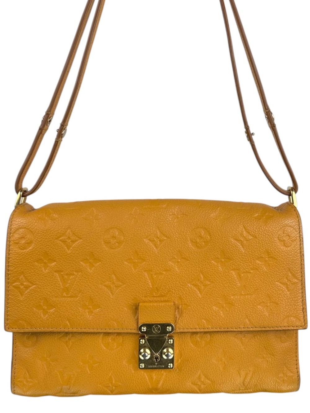 Louis Vuitton Monogram Empreinte Shoulder Bag – Saffron Yellow Leather GHW